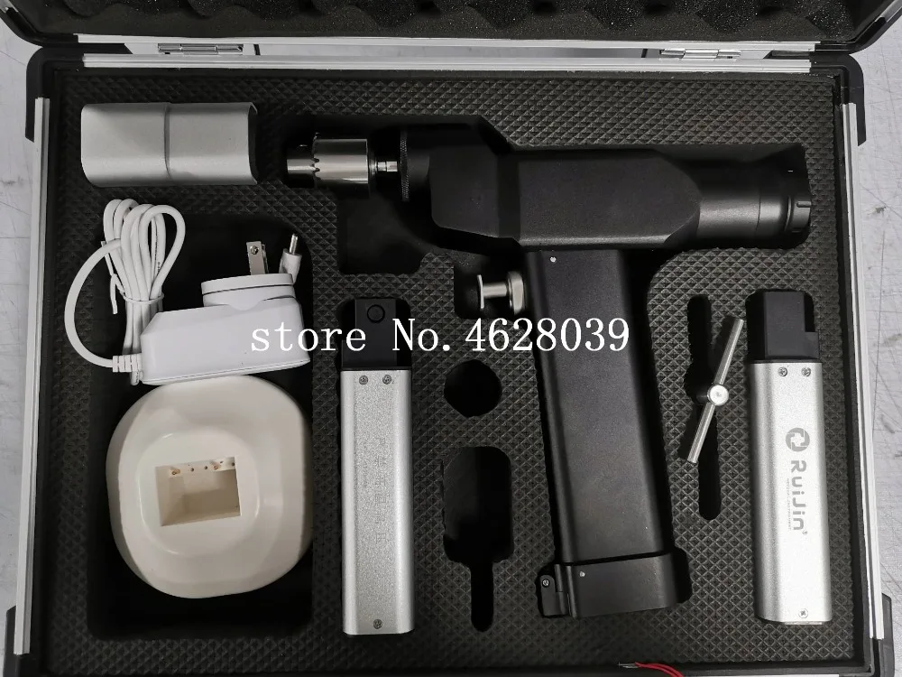 New Medical Electric Orthopedic Bone drill Surgical hollow drill-Cannulated Bone Drilling two batteries fast shipping