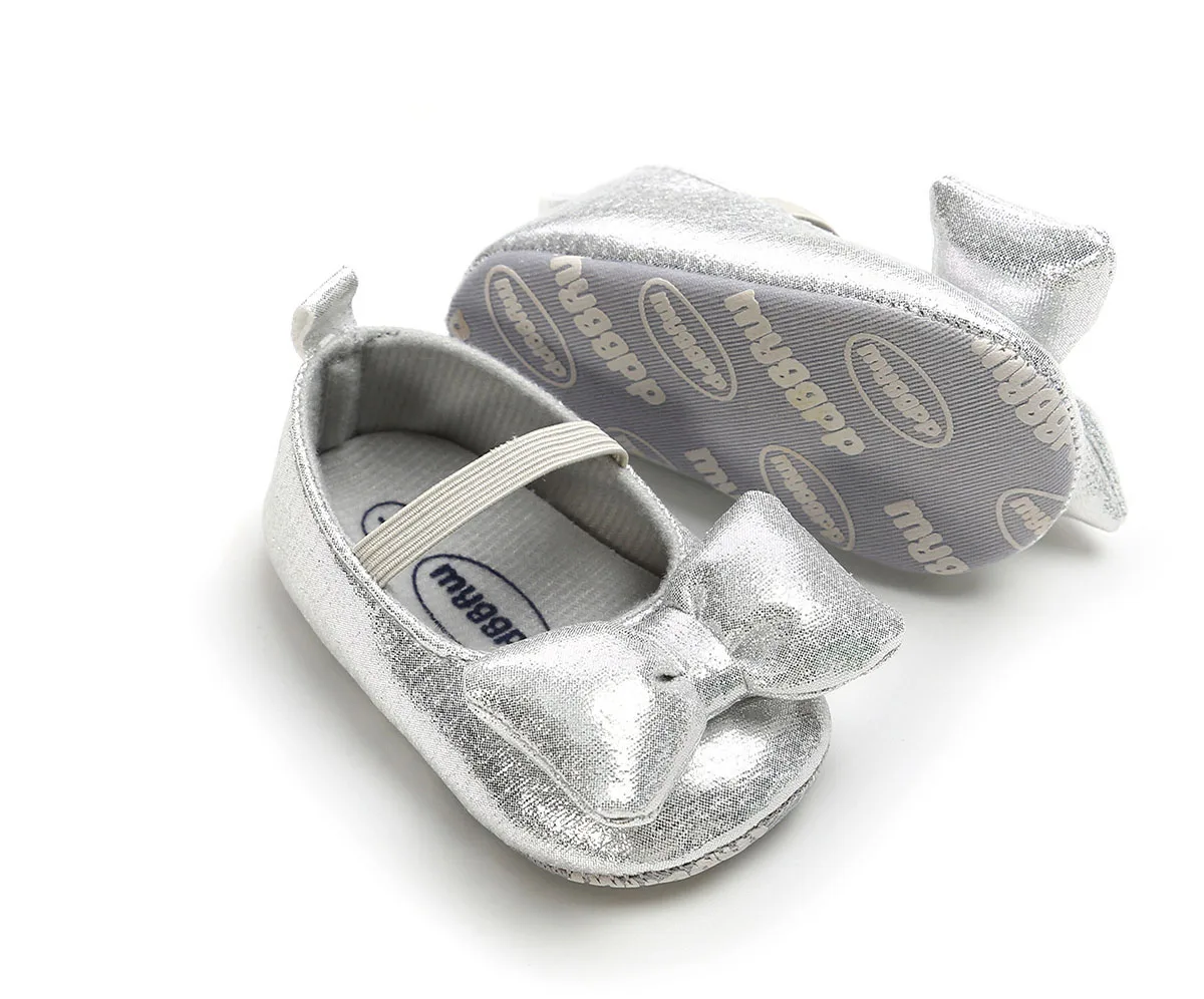Macios para Meninas com Laço Casual de Princesa para Caminhada Primavera e Outono Sapatos Tênis Pura Infantil 0-18m 3d Cor 12 High Quality Mamãe e Bebê