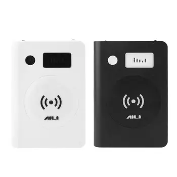 

5x 18650 Battery DIY Qi Wireless Charger Dual USB Charger Power Bank Box Case