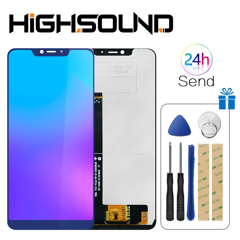 

6.18" For Cubot P20 LCD Display and Touch Screen Digitizer Assembly Replacement With Tools +Adhesive For Cubot P20 Phone LCD