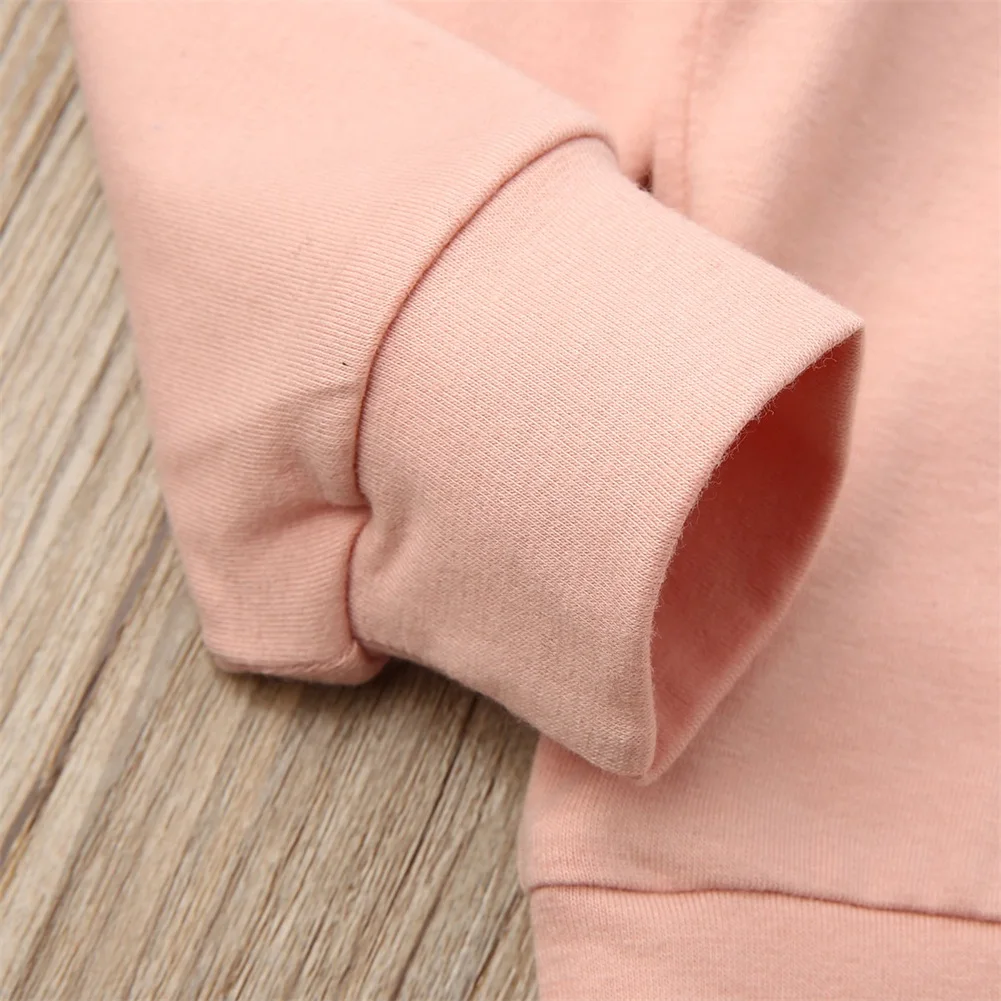 Baby Girl Tracksuit Long Sleeve Floral Printed Patchwork Hooded Sweatshirt Top Pants Trousers Outfit Clothes Sets Autumn