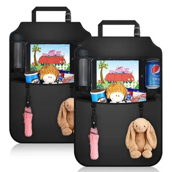 

Back Seat Protector,Waterproof Car Behind Seat Organizer Large Seat Back Protectors, Tablet Holder for Children Kids with Allows