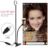 2022 Selfie Ring Light With Flexible Mobile Phone Holder Lazy Bracket Desk Lamp LED For Youtube Live Stream Office Kitchen Stand ► Photo 3/6