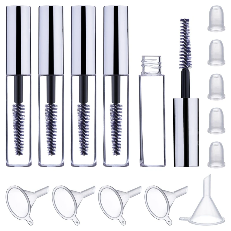 

New Empty Mascara Tube Eyelash Cream Vial Container Funnels Makeup Tool Set Perfect Cosmetic Tool Set Diy Beauty Makeup Tube Set