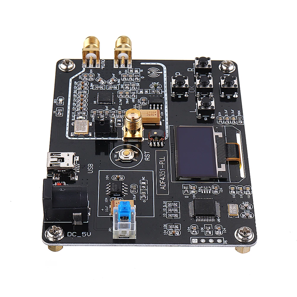 ADF4351 Частотный синтезатор двойной выход Точный генератор сигналов Модуль профессиональная интегральная схема широкое напряжение 35 м-4,4 г