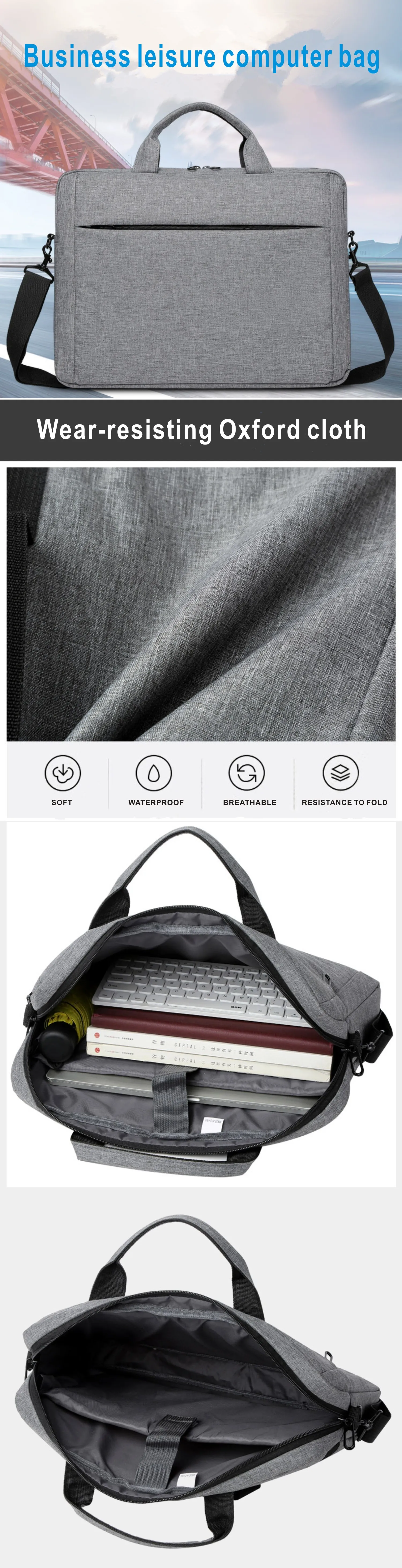 ladies laptop backpack Laptop Bag Case Notebook Handbag PC Shoulder Briefcase Computer Bag For 13.3 14 13 15 15.6 17.3 inch Macbook Air Pro Xiaomi m1 macbook bag