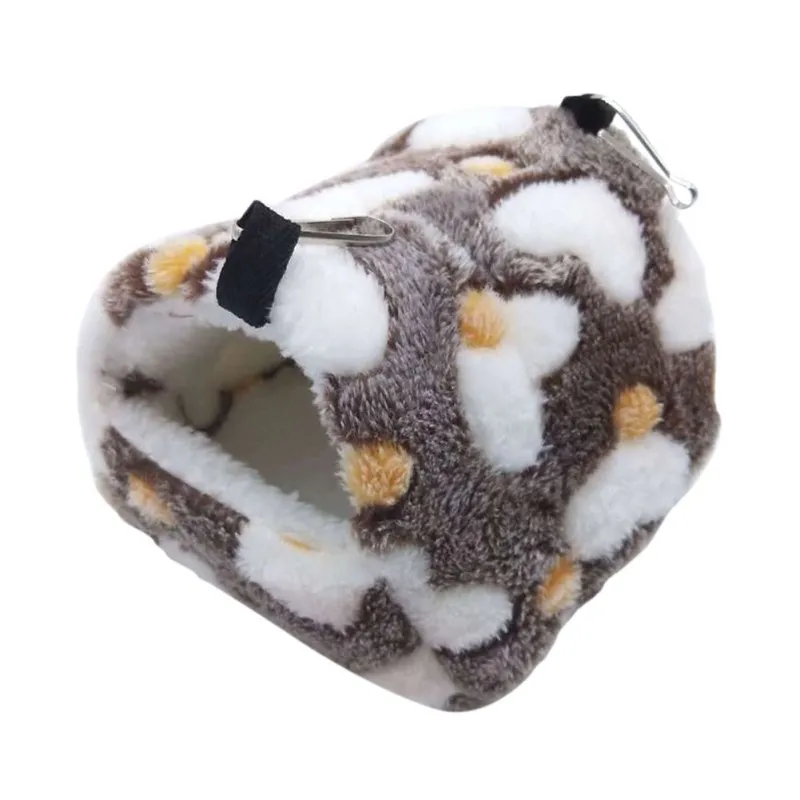 

Small Pet Guinea Pig Bed House Fleece Hamster Nest Winter Warm Squirrel Rat Hedgehog Rabbit Chinchilla Bed House Nest