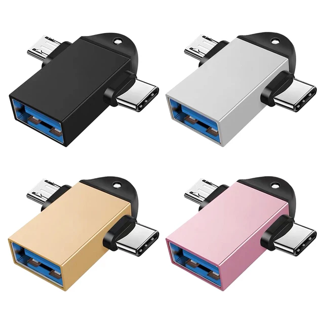 Adaptateur Micro USB type-c mâle vers USB 3.0 Type A femelle, convertisseur  de données OTG, 5 broches, pour Android et Samsung - AliExpress