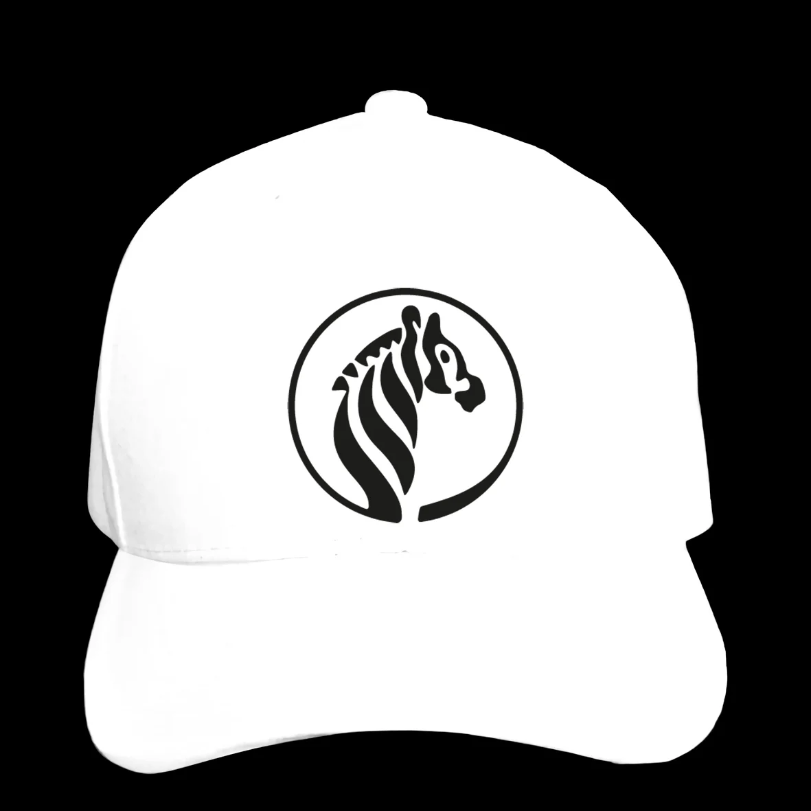 Бейсбол Кепки логотип зебры логотип шляпа с остроконечным Кепки