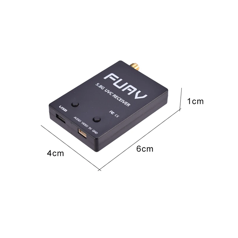 Мини приемник FUAV OTG 5,8G UVC 150CH Mini FPV приемник UVC видео нисходящий OTG VR Android телефон для FPV квадрокоптера дрона