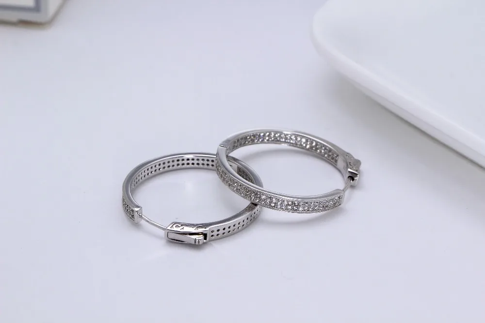 silver round earrings (3)