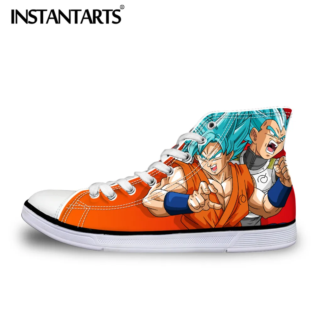 INSTANTARTS zapatos de lona con estampado de Dragon Ball Z para hombre,  zapato vulcanizado clásico, a la moda, con dibujos animados|Calzado  vulcanizado de hombre| - AliExpress