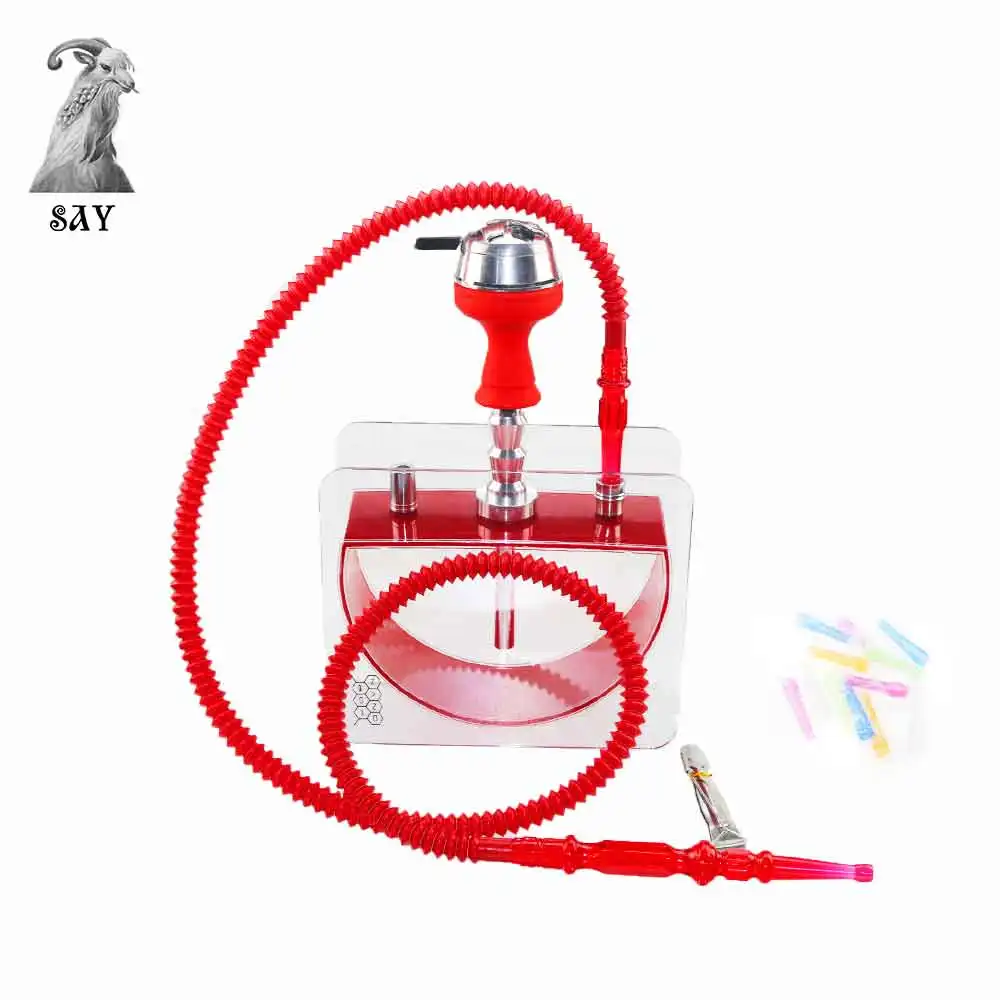 SY квадратный акриловый кальян набор для курения водопровод выдвижной шланг уголь держатель аксессуары Chicha наргиле, кальян вечерние подарки