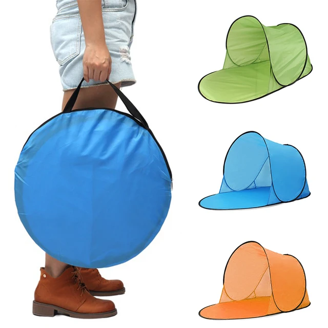US $11.80 Camping Tent Pop Up Tent Summer Sea Polyester Sun Shelters Travel Hiking Beach Tent Garden Outdoor 