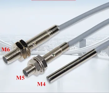 

5PCS M4 M5 M6 Inductive Proximity Switch Sensors 10-30VDC 100mA Sn=1mm NPN PNP