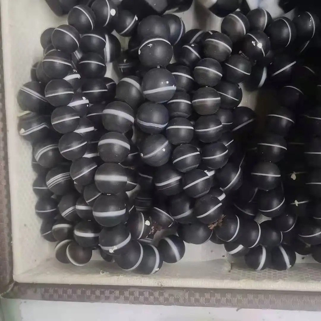 

1pcs/lot special agate black and white one-line striped natural agate bead bracelet natural accessories folk-custom large size