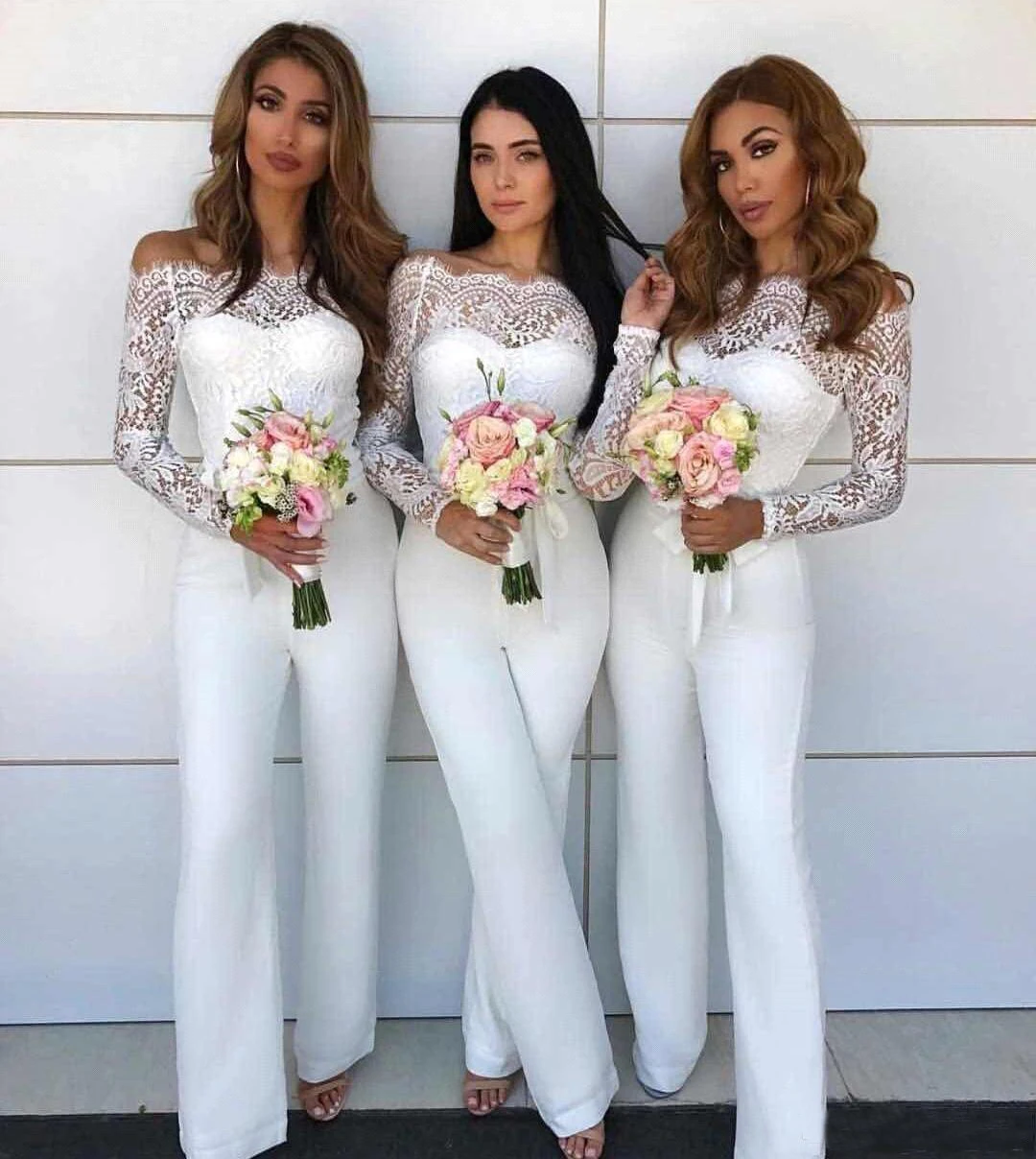 lace jumpsuit for wedding guest