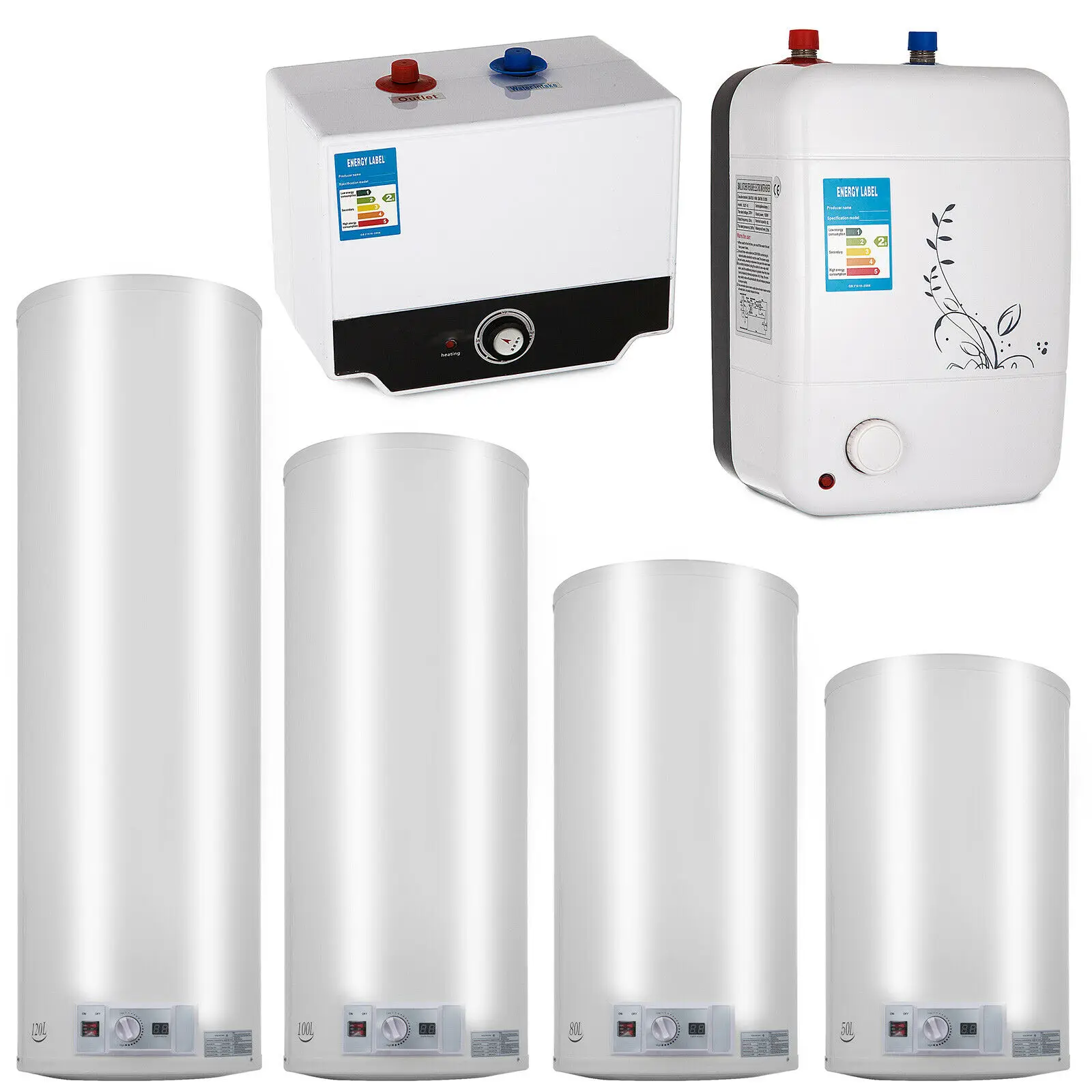 10/15/50/80/100/120l Electric Hot Water Heater Boiler Storage Tank Cylinder  - Water Tanks - AliExpress
