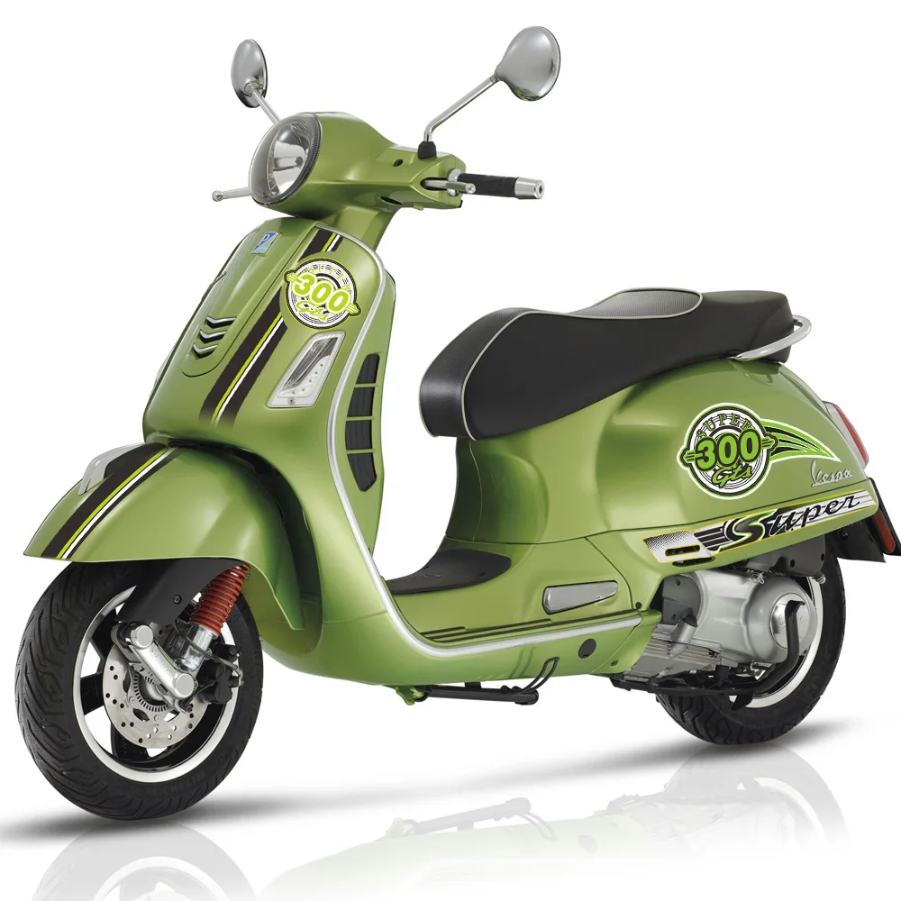 Наклейка на Корпус мотоцикла s подходит для PIAGGIO VESPA GTS SUPER 300 GTS300 Спортивная эмблема Светоотражающая наклейка
