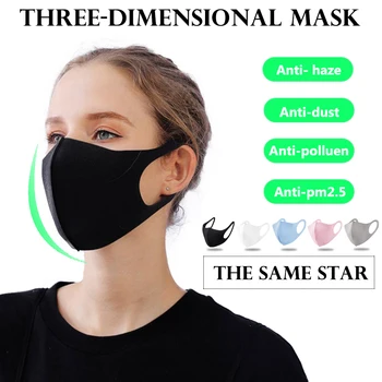 

5pcs FILTER-MASKS Reusable Cotton Respirator Dust-Protective-Mask Cover Pm2.5 KID Adult