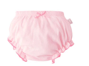 2 Pink Детское нижнее белье из хлопка, трусики милые кружевные подштанники, подарки для девочек одежда для малышей Модная детская одежда с цветным бантом - Цвет: 2 Pink