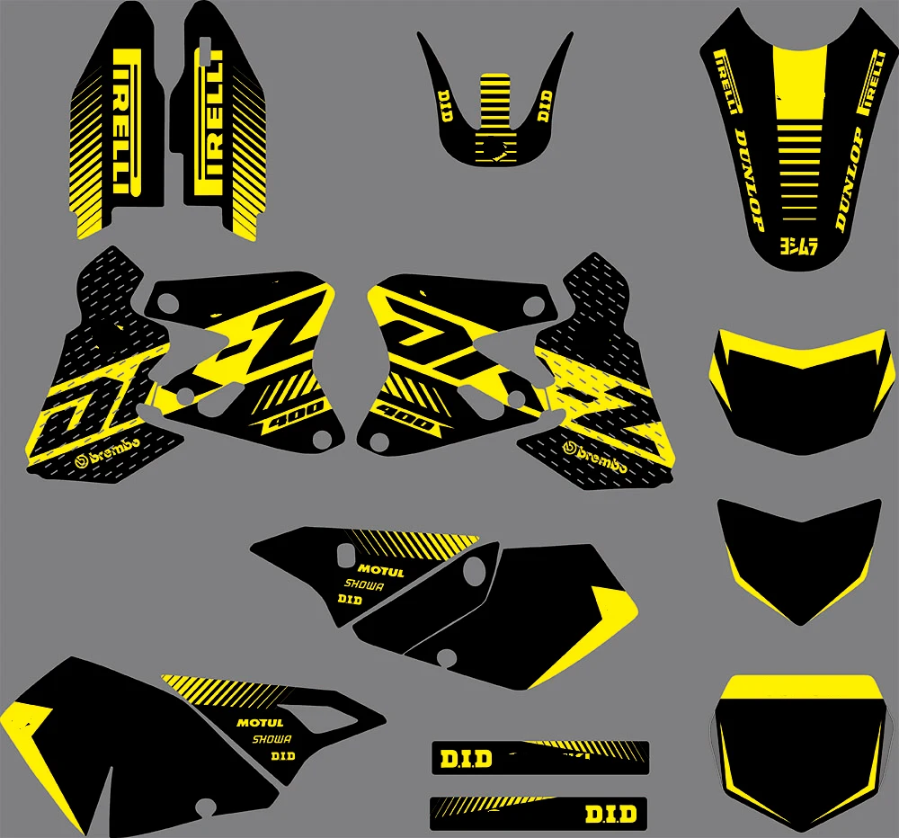 

Custom DRZ400 Graphics 3M Motorcycle Graphic Decal Sticker Deco Dekor Kits For Suzuki DRZ400 DRZ 400 2000 2001 2002 2003 -2008