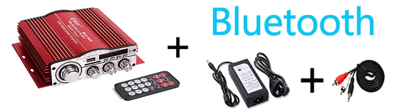 BT With 5A adapter Kinter MA-900 Bluetooth усилитель аудио 4 канала Стерео Усилители звука с поддержкой USB, SD карт памяти, MP3 FM радио поставить DC12V 5A Мощность адаптер - Цвет: BT With 5A adapter