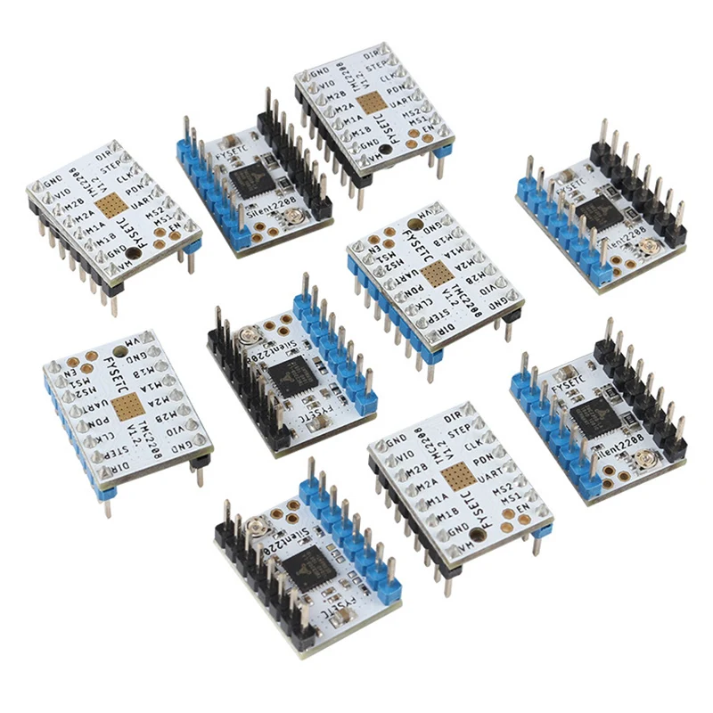 TMC2208 V1.2 Stepstick шаговый двигатель модуль драйвера с радиатором для 3d принтера новое поступление