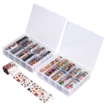 

40pcs Halloween Nail Stickers Pretty Fashion Durable Nail Art Stickers Manicures Stickers Fingernails Decor for Kids