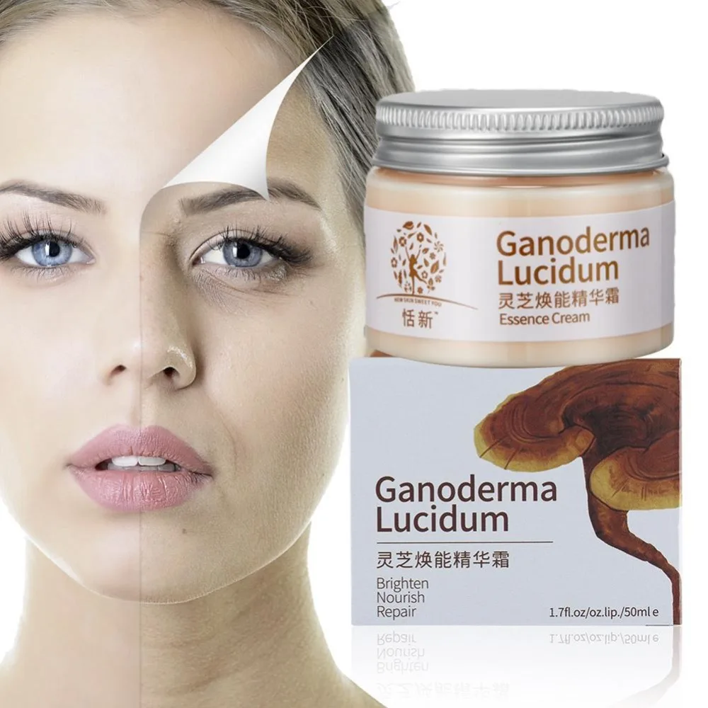Ganoderma Lucidum светящийся крем увлажнение восстановление Осветляющий, увлажняющий осенне-зимний анти-сухой уход за кожей