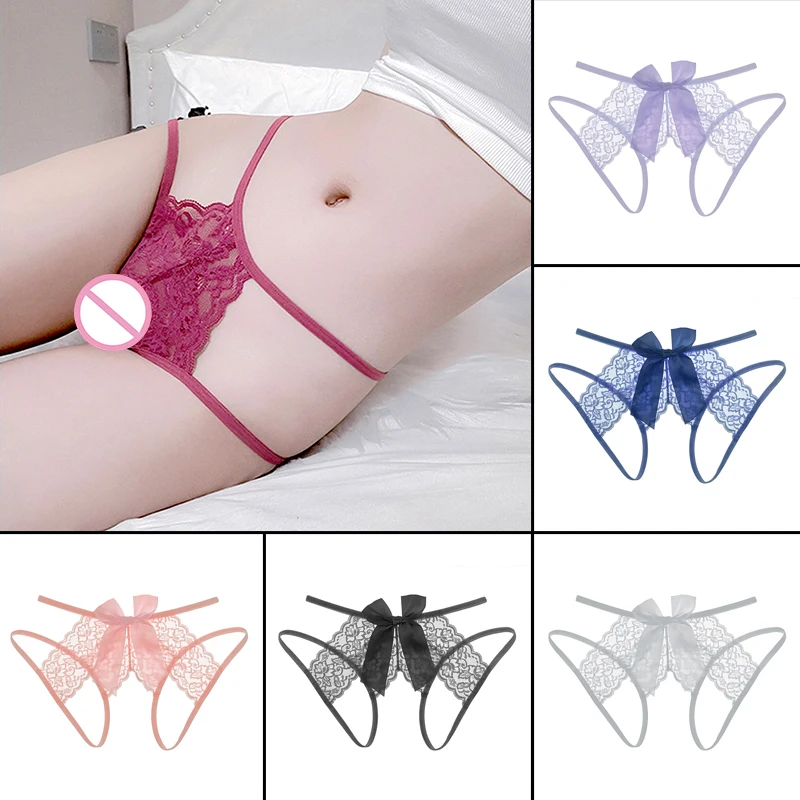 Women Sexy G-String Thongs See Through Panty Lace T-back Underwear