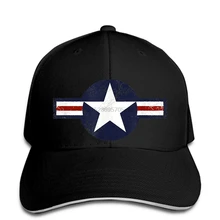 США AIRBORNE винтажная Звездная армейская Военная USAF Airforce бейсбольная кепка синяя blau snapback Кепка остроконечная