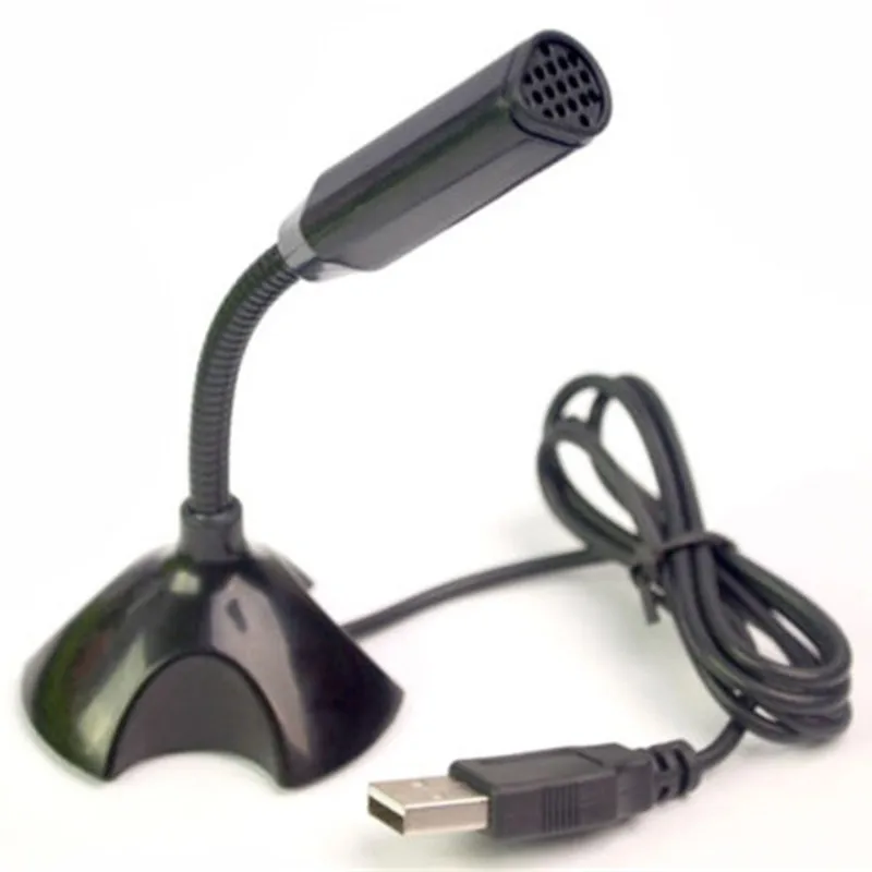 

Adjustable Desktop USB Microphone Mic Stand with LED for Computer PC Laptop