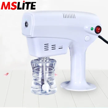 

professional blue LED light spray gun electric hair nano spray gun 1200w nano fogging machine home car air clean