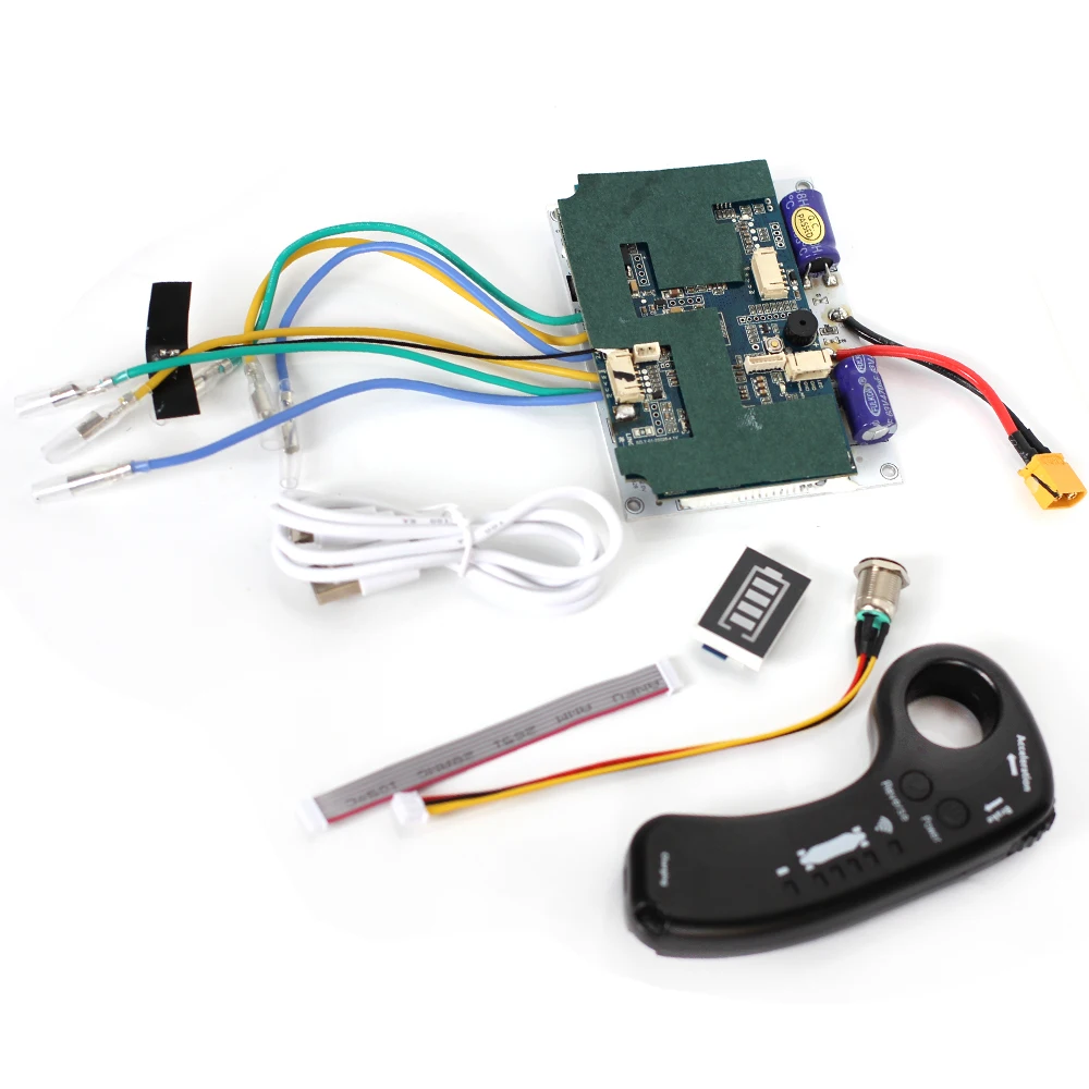 Electric Skateboard Controller skateboard accessories 36V Double Motor Drive System Longboard Remote Controller ESC Hub Motor Skateboard Parts
