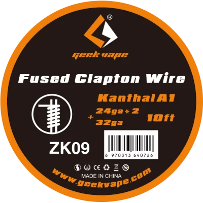 Geekvape лента провода Twist SS плавленый Clapton KA1 SS316L гусеничный нагревательный провод для падения Ремонтопригодный RDA RTA танк
