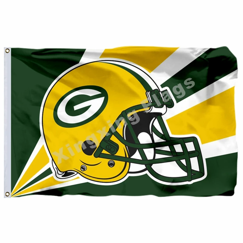 E1 Флаг чемпионов Green Bay Packers Super Bowl 3ft X 5ft полиэстер баннер Летающий Размер № 4 90x150 см пользовательский флаг - Цвет: E1