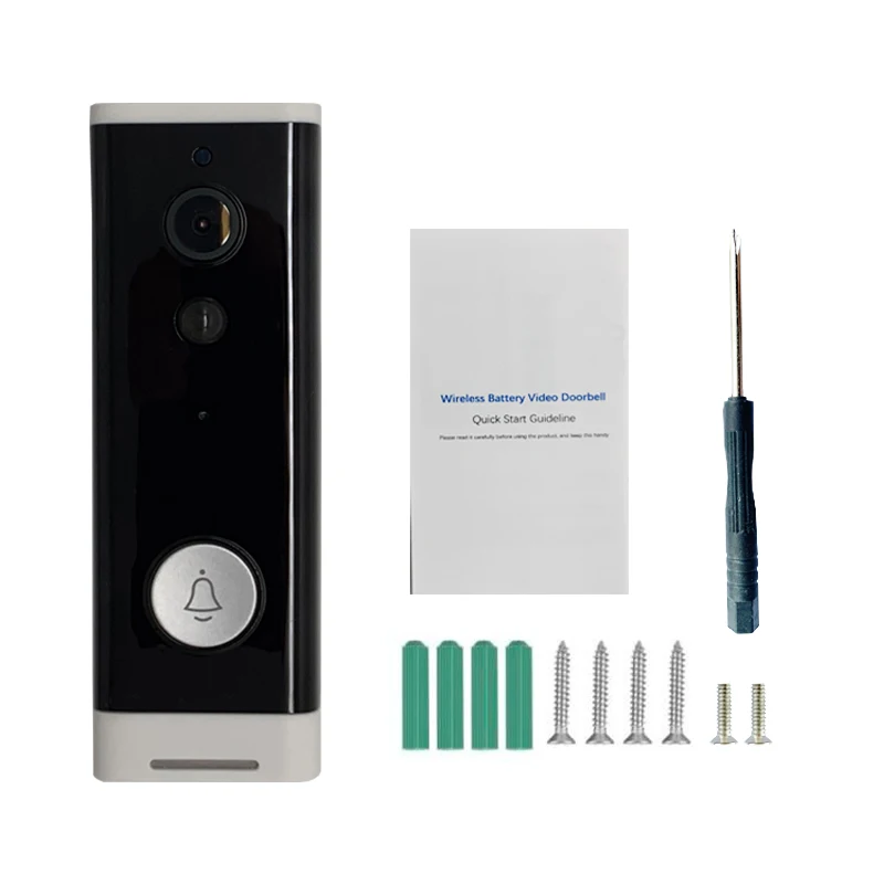 

Wireless Mini Door Bell Low Power Video Doorbell Phone IP Camera Monitor Alarm Video Intercom Doorbell Battery AC12V