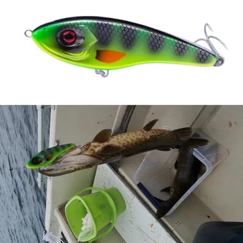 

Hunthouse Pike Fishing Lure Jerkbait Musky Buster Jerk VIB Baits Sharp Hooks Slow Sinking Big Bass Pesca Leurre jerkbaits LW129