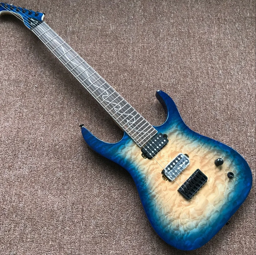 New Style.custom 6 Strings Electric Guitar.support customization gitaar.high quality rosewood fingerboard guitarra,blue color399