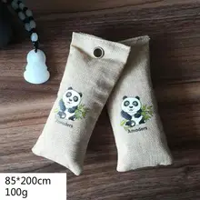 Домашнее дополнение к формальдегиду контейнер с углем 2 шт. мультфильм панда шаблон автомобиля освежитель воздуха закупка#4JY29