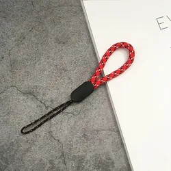 Colorful Wear - Resistant Handheld Lanyard for Keys, ID Cards, and Phones (Red)