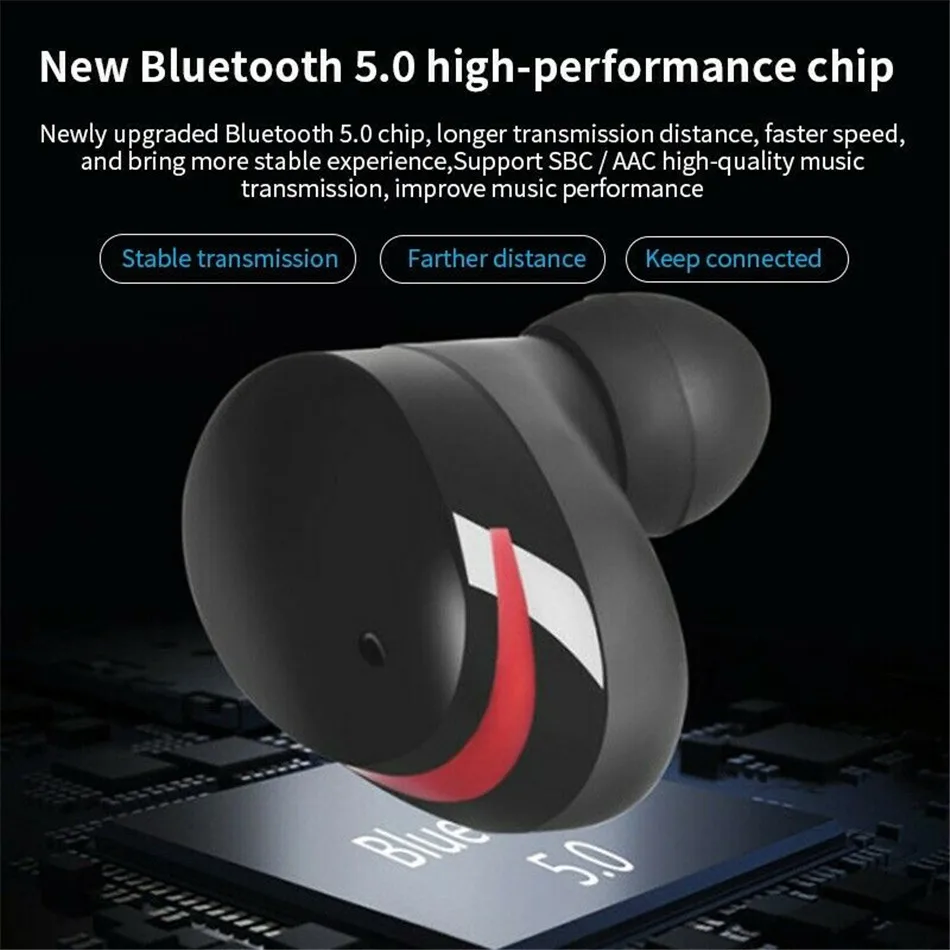 F8 TWS Bluetooth 5,0 стерео наушники-вкладыши IPX7 водонепроницаемая Спортивная гарнитура настоящие Беспроводные наушники с микрофоном 3500 мАч зарядный чехол