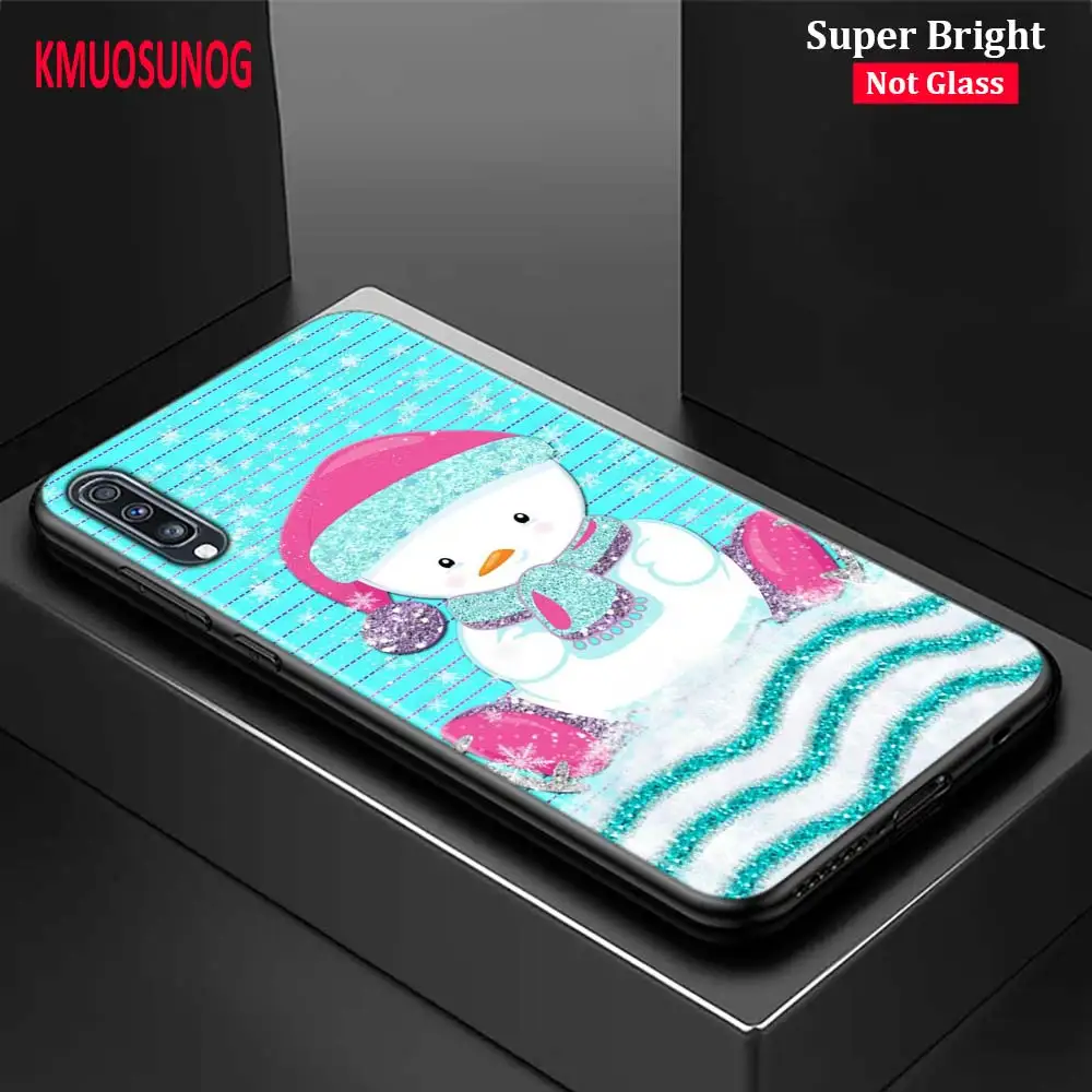 

Black Cover New Year Gifts Christmas for Samsung Galaxy A70 A90 A80 A60 A50 A40 A30S A20E A20S A10 Phone Case