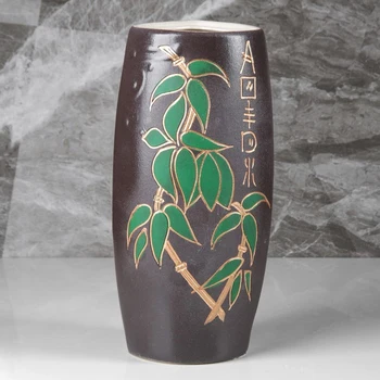 

Table vase "Romantic", bamboo, gold painting, 30 cm 4114915