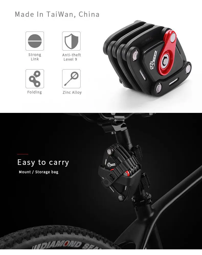 Foldable Bike Lock13