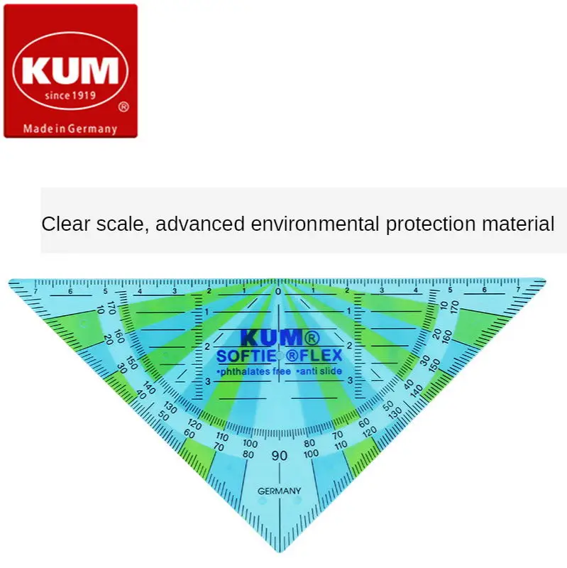 Germany Kum 262 Softie Flex 16cm Flexible Non-Slip Transparent Multi-Color Environmental Protection Set Square