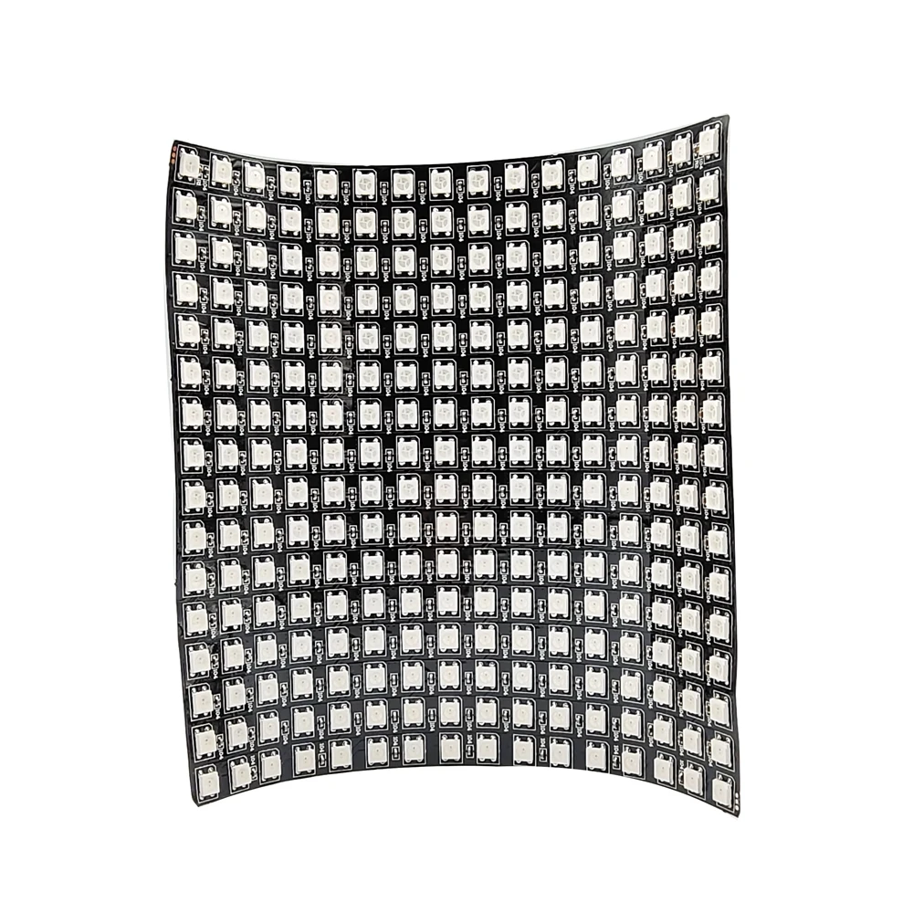 

16X16 WS2812B Module Matrix Screen LED Digital Flexible Individually Addressable Panel Light DC5V