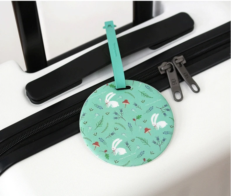 Map luggage tag ladies travel bag label silicone travel accessories address box luggage boarding pass portable baggage sorter