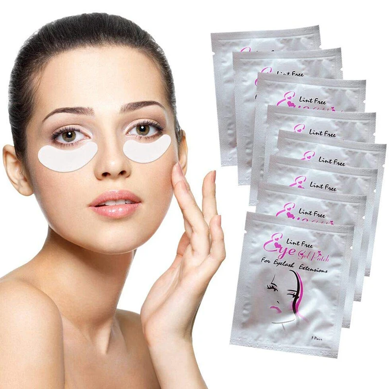 

1 pair Eyelash Extension Patch Under Gel Eyelash Pads Eye Tips Sticker Wraps Lint Free Patches Make Up Tools Eyes Masks